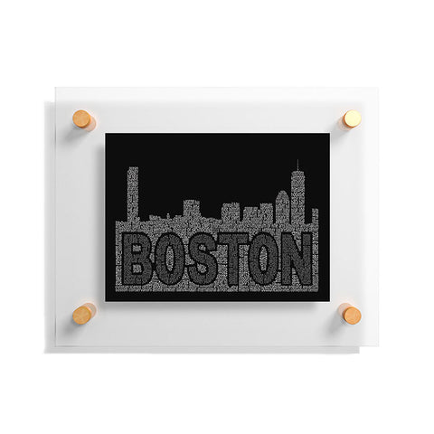 Restudio Designs Boston Skyline 2 Floating Acrylic Print