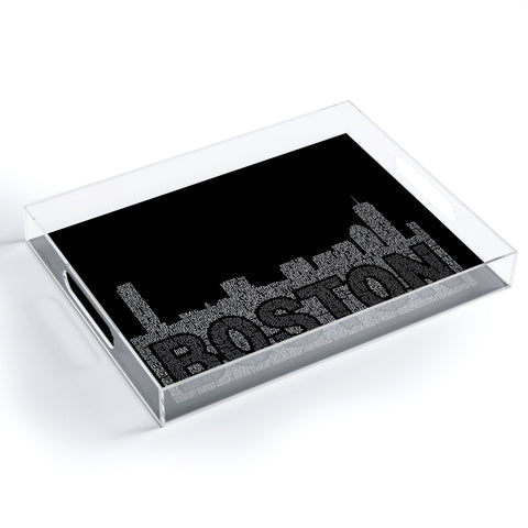 Restudio Designs Boston Skyline 2 Acrylic Tray