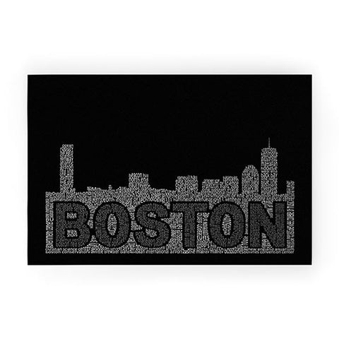 Restudio Designs Boston Skyline 2 Welcome Mat