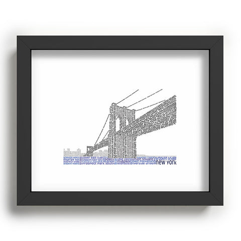 Restudio Designs Brooklyn Bridge Recessed Framing Rectangle