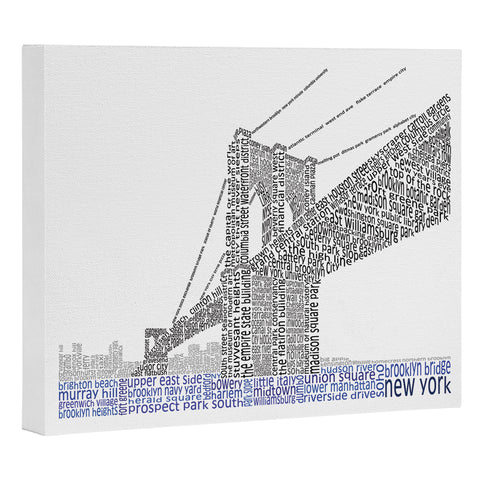 Restudio Designs Brooklyn Bridge Art Canvas