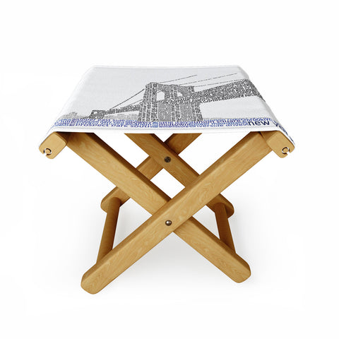 Restudio Designs Brooklyn Bridge Folding Stool