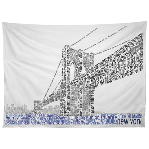 Restudio Designs Brooklyn Bridge Tapestry