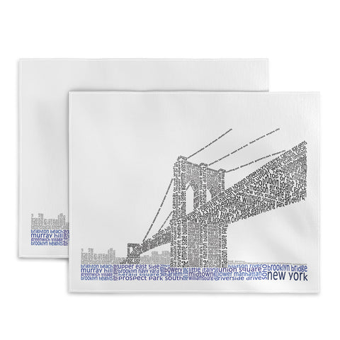 Restudio Designs Brooklyn Bridge Placemat