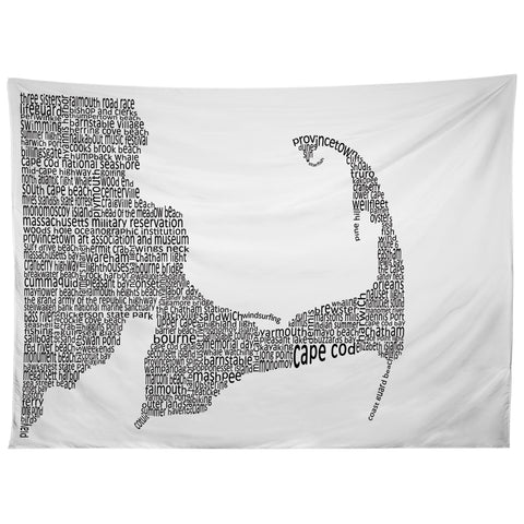 Restudio Designs Cape Cod Map Tapestry