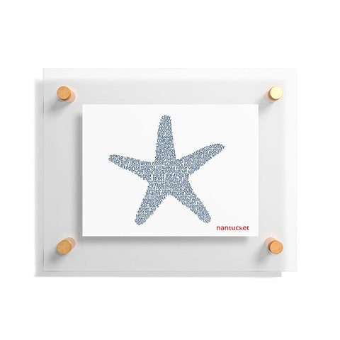 Restudio Designs Nantucket Starfish Floating Acrylic Print