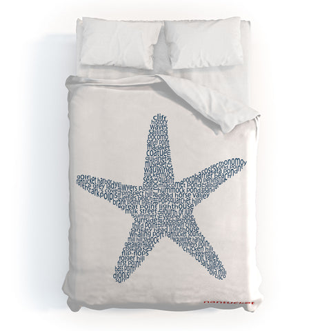 Restudio Designs Nantucket Starfish Duvet Cover