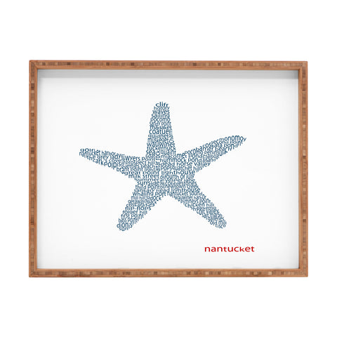 Restudio Designs Nantucket Starfish Rectangular Tray