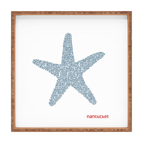 Restudio Designs Nantucket Starfish Square Tray