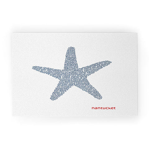 Restudio Designs Nantucket Starfish Welcome Mat
