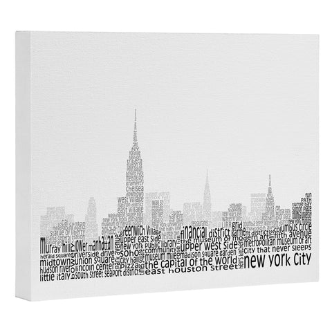 Restudio Designs New York Skyline 1 Art Canvas