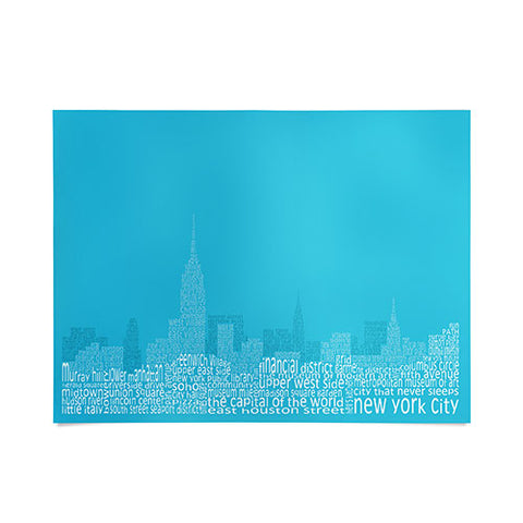 Restudio Designs New York Skyline 3 Poster