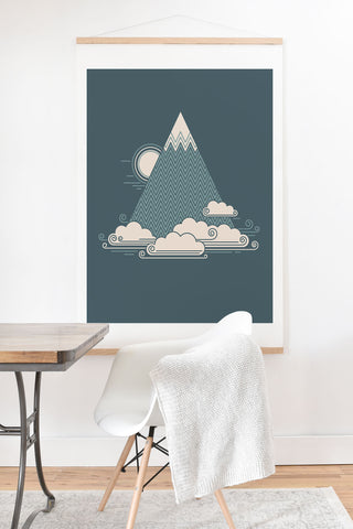Rick Crane Cloud Mountain Art Print And Hanger