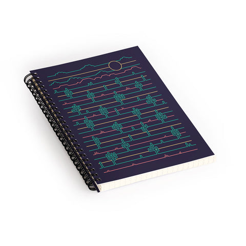 Rick Crane Saguaro Sunrise Spiral Notebook