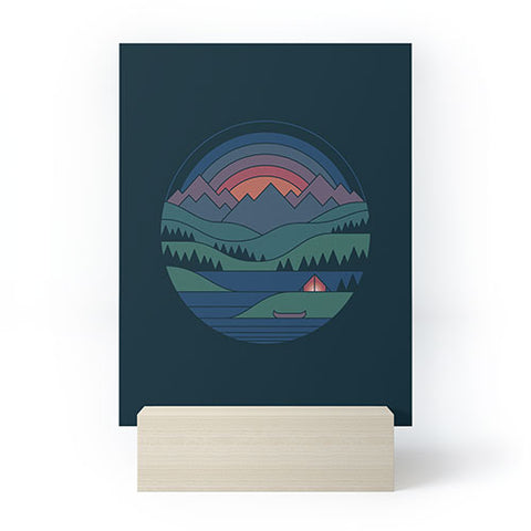 Rick Crane The Lake At Twilight Mini Art Print