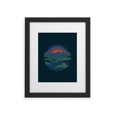 Rick Crane The Lake At Twilight Framed Art Print