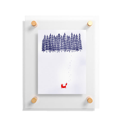Robert Farkas Alone In The Forest Floating Acrylic Print