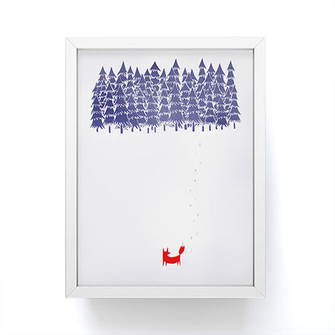 Robert Farkas Alone In The Forest Framed Mini Art Print