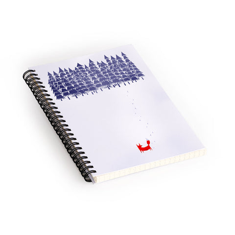 Robert Farkas Alone In The Forest Spiral Notebook