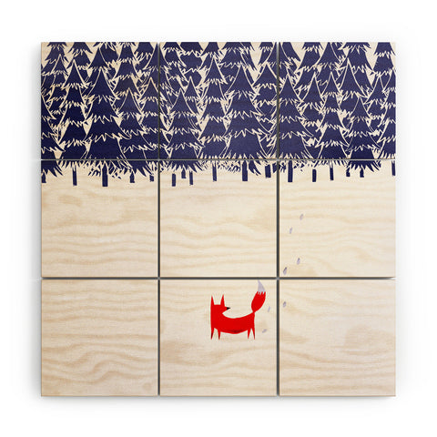 Robert Farkas Alone In The Forest Wood Wall Mural