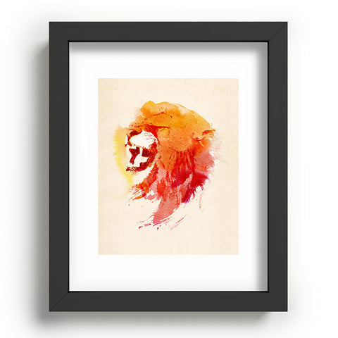 Robert Farkas Angry Lion Recessed Framing Rectangle
