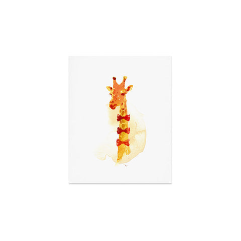 Robert Farkas Elegant Giraffe Art Print