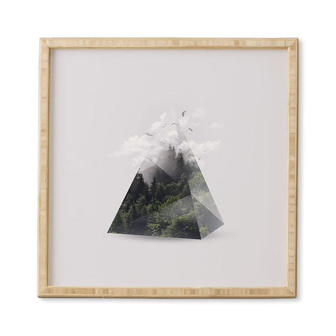 Robert Farkas Forest triangle Framed Wall Art