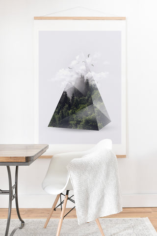 Robert Farkas Forest triangle Art Print And Hanger