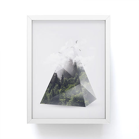 Robert Farkas Forest triangle Framed Mini Art Print