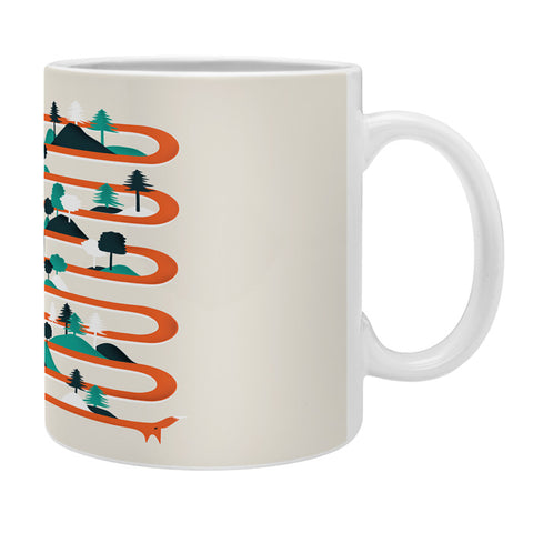 Robert Farkas Foxy Stripes Coffee Mug