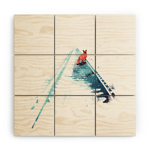 Robert Farkas From nowhere to nowhere Wood Wall Mural