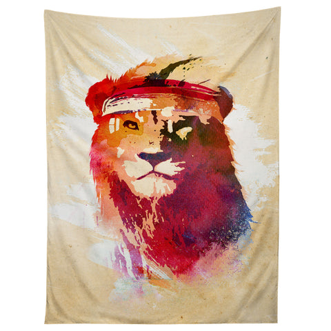 Robert Farkas Gym Lion Tapestry