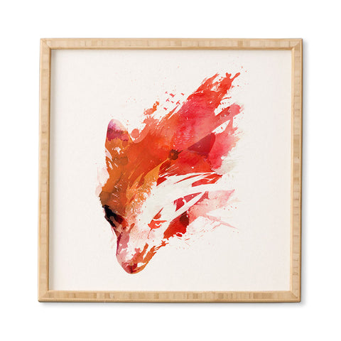 Robert Farkas Hungry Fox Framed Wall Art