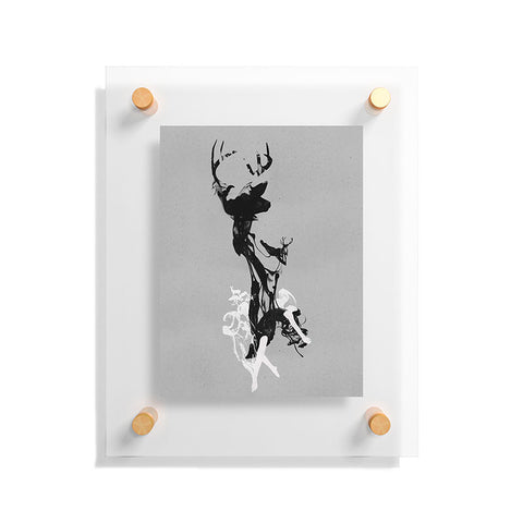 Robert Farkas Last time I was a deer Floating Acrylic Print
