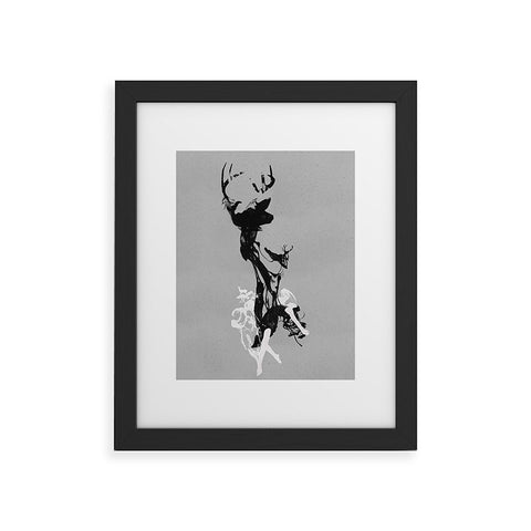 Robert Farkas Last time I was a deer Framed Art Print