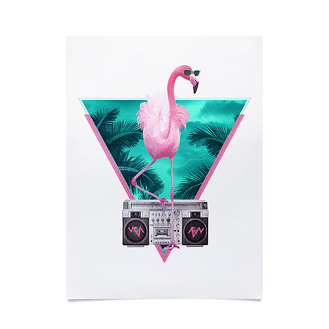 Robert Farkas Miami Flamingo Poster
