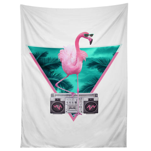 Robert Farkas Miami Flamingo Tapestry