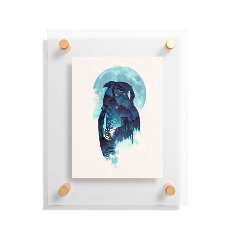 Robert Farkas Midnight Owl Floating Acrylic Print