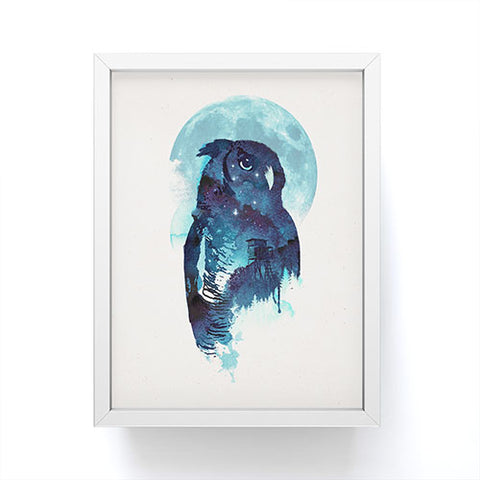 Robert Farkas Midnight Owl Framed Mini Art Print
