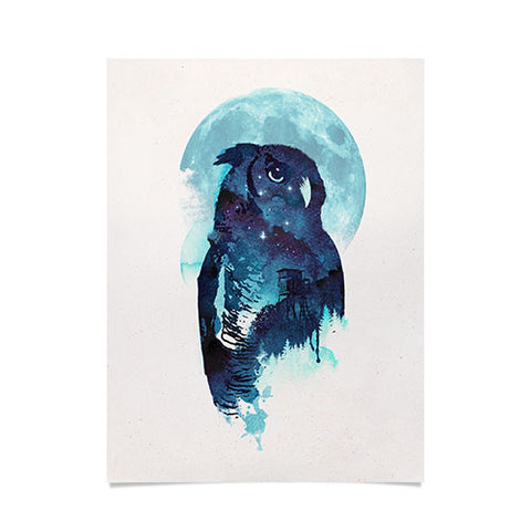 Robert Farkas Midnight Owl Poster
