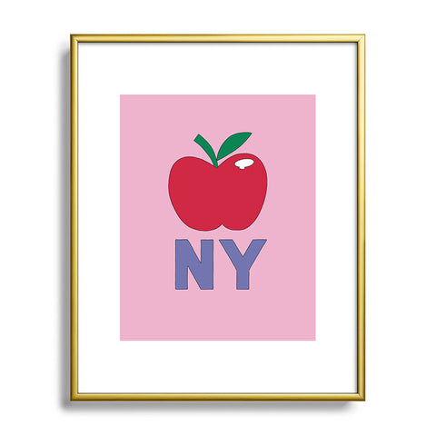 Robert Farkas NY apple Metal Framed Art Print