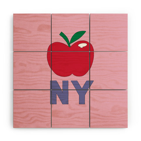 Robert Farkas NY apple Wood Wall Mural