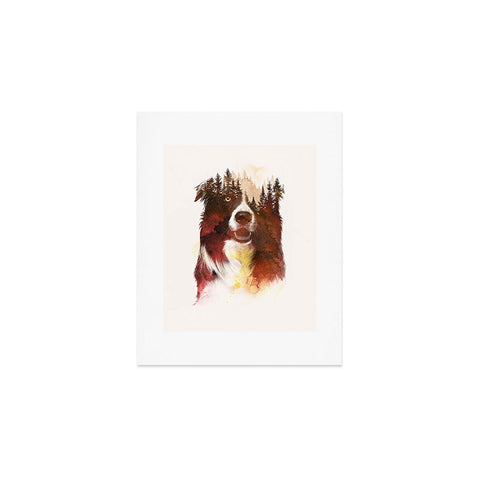 Robert Farkas One night in the forest Art Print