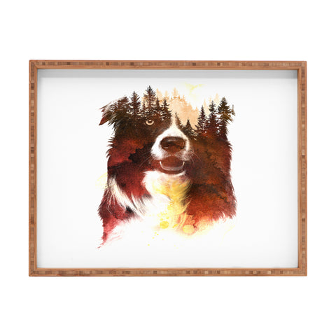 Robert Farkas One night in the forest Rectangular Tray