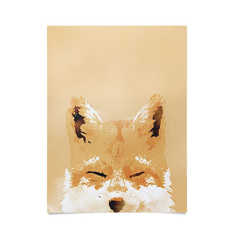 Robert Farkas Smiling fox Poster