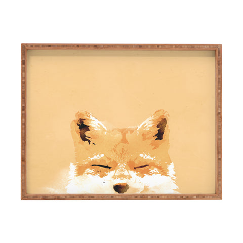 Robert Farkas Smiling fox Rectangular Tray