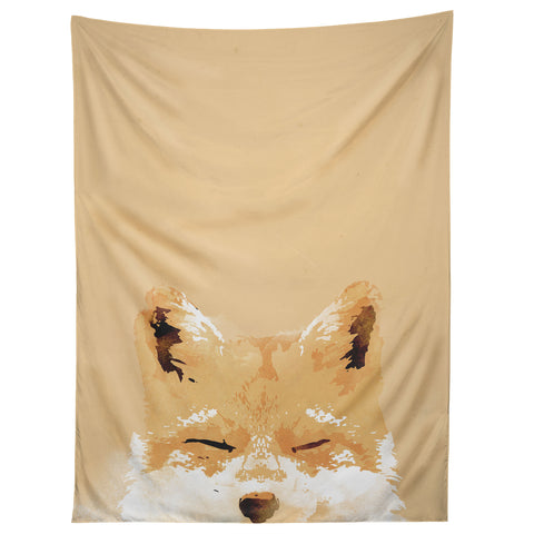 Robert Farkas Smiling fox Tapestry