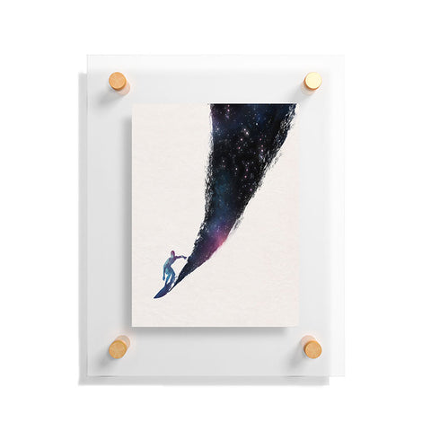 Robert Farkas Surfing In The Universe Floating Acrylic Print