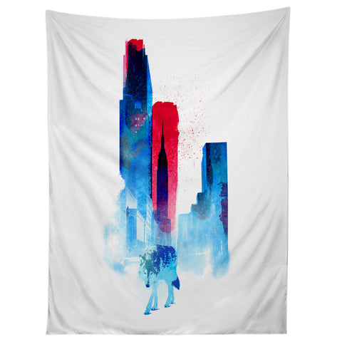 Robert Farkas The Wolf Of The City Tapestry