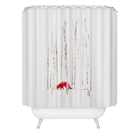 Robert Farkas There is nowhere to run Shower Curtain